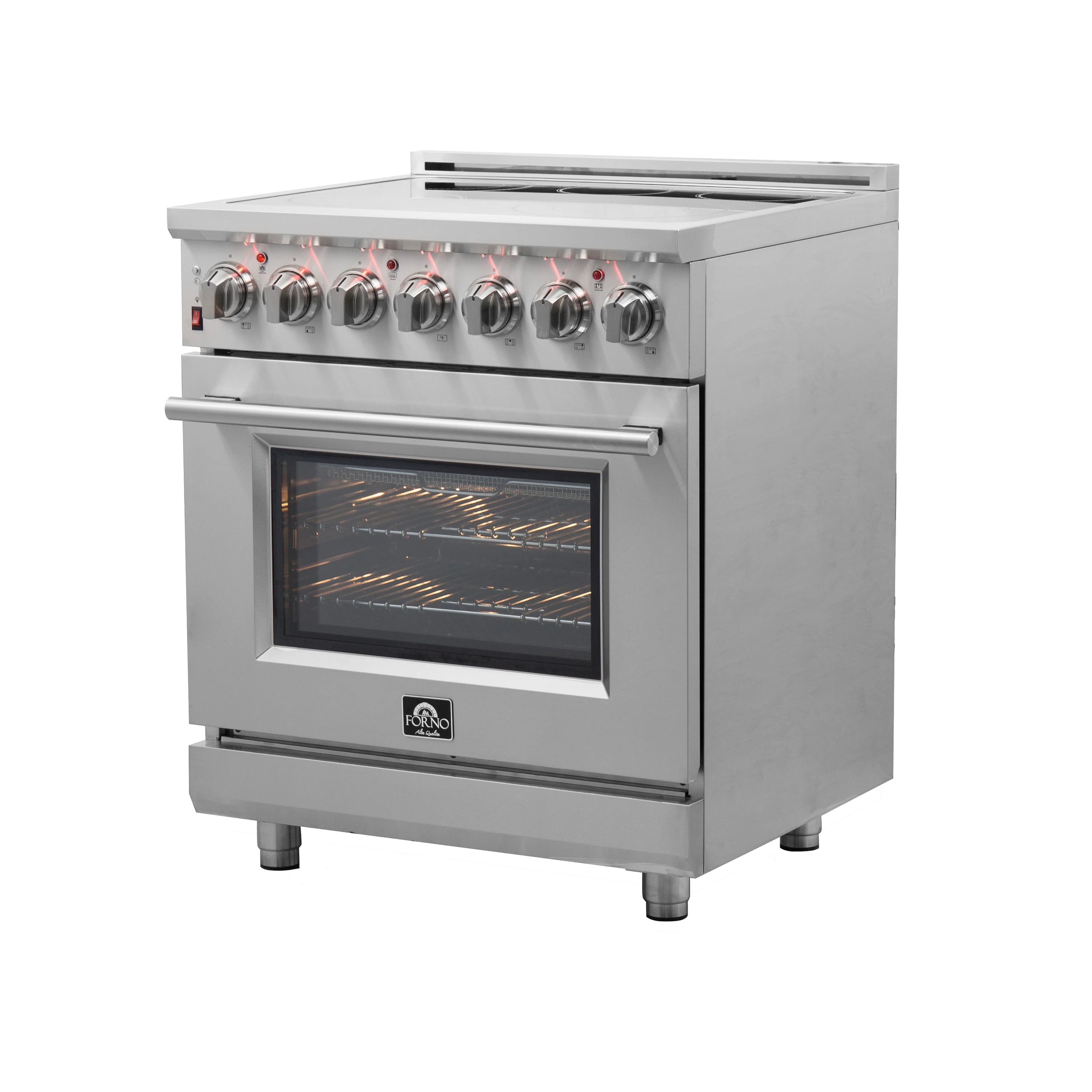 Forno, Massimo 30", Freestanding Chef Door Electric Range, LED Knobs FFSEL6020-30