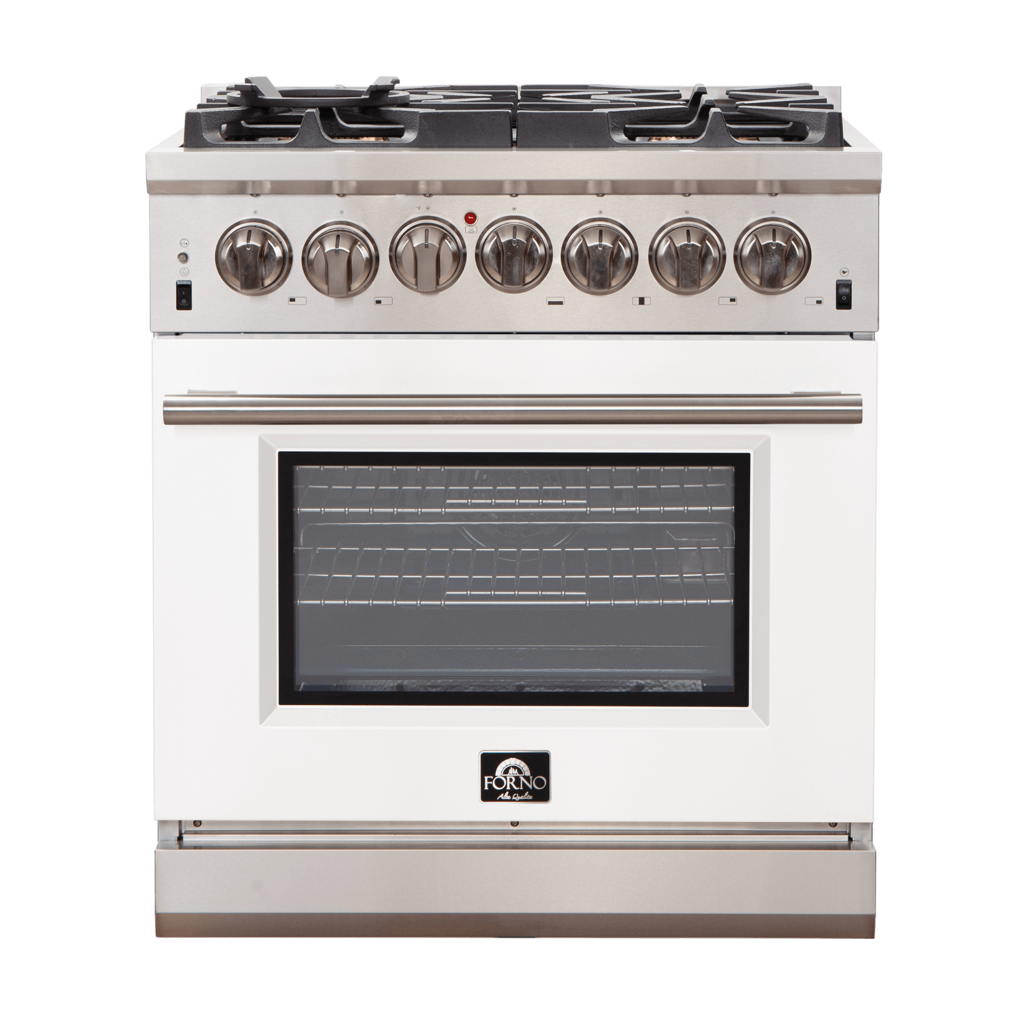 Forno, Capriasca 30" Freestanding Gas Range, LED Knobs FFSGS6260-30