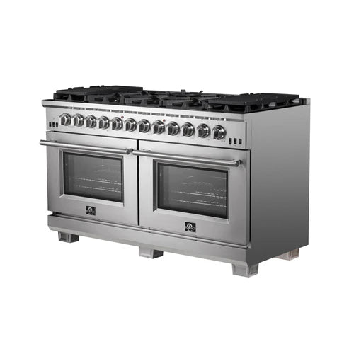 Forno, Capriasca 60' Freestanding Gas Range, LED Knobs FFSGS6260-60