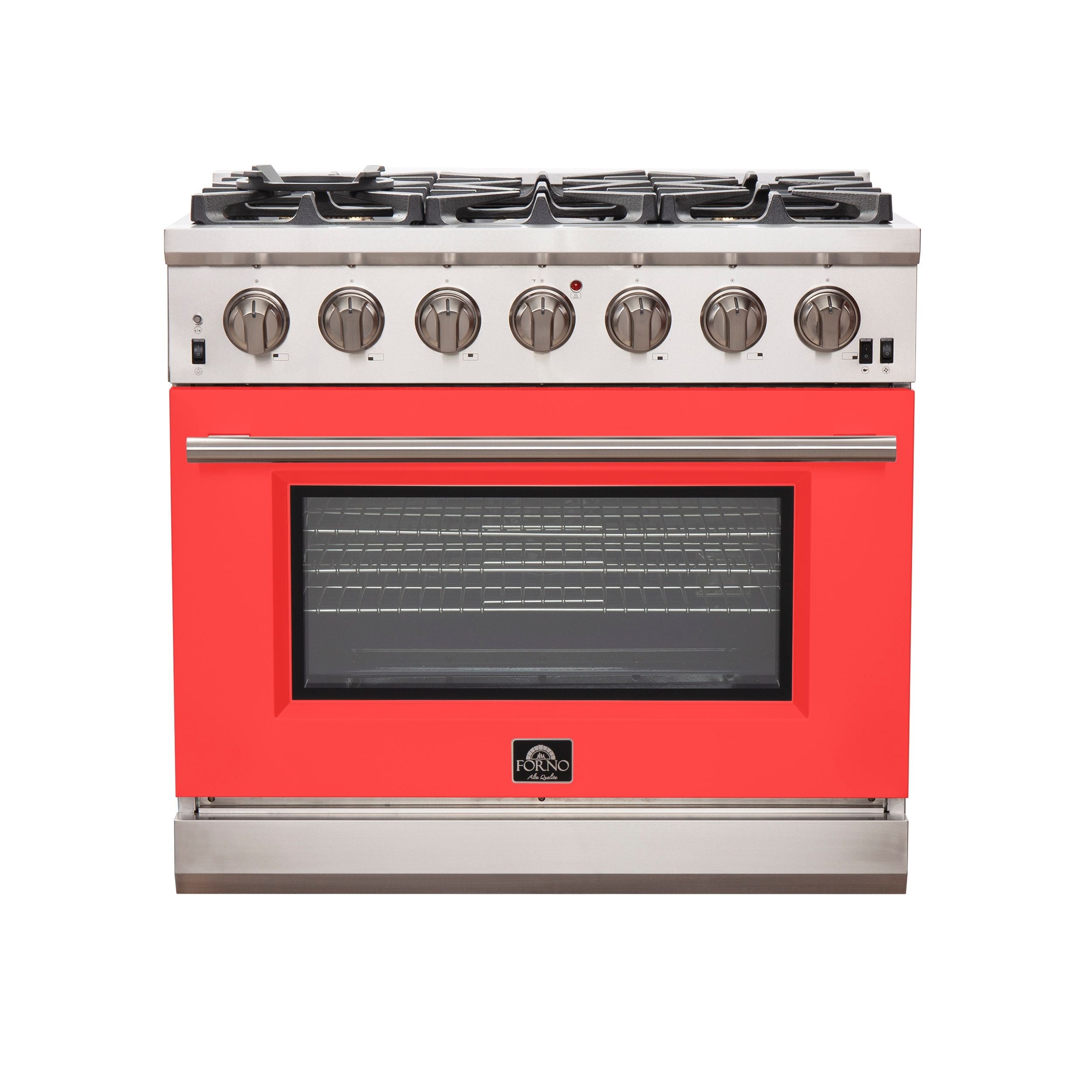 Forno, Capriasca 36 " Freestanding Gas Range, LED In Knobs FFSGS6260-36