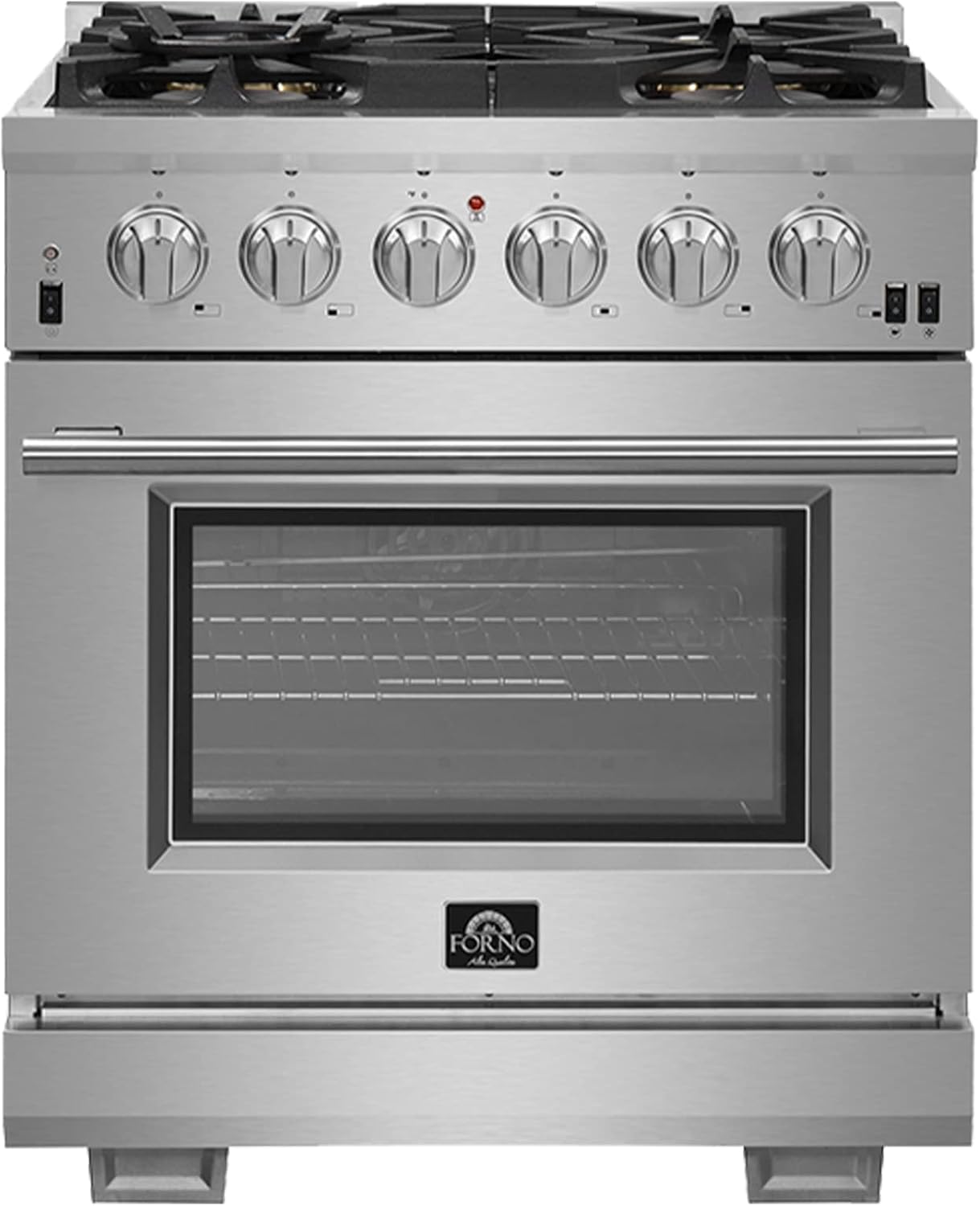 Forno, Capriasca 30" Freestanding Gas Range, LED Knobs FFSGS6260-30