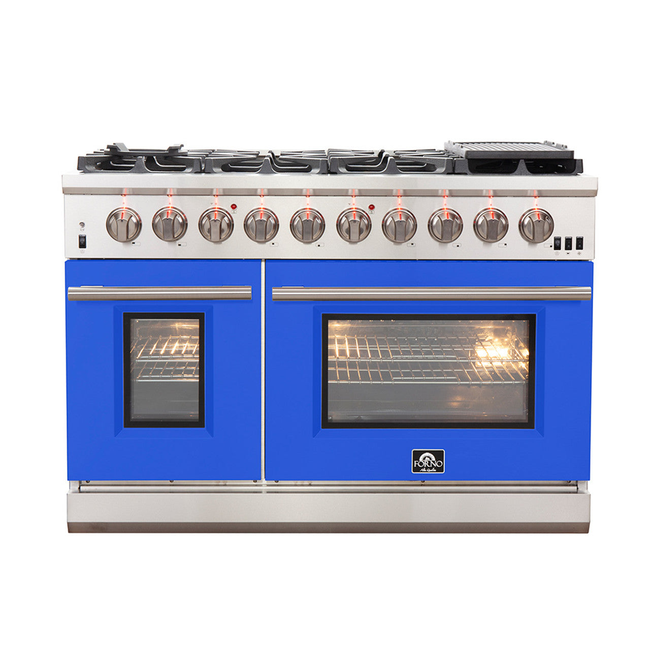 Forno, Capriasca 48 in Freestanding Gas Range, LED Knobs FFSGS6260-48