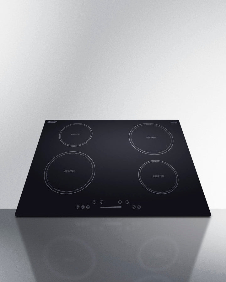 Summit 30" Wide 208-240V 4-Zone Induction Cooktop with 4 Elements, Hot Surface Indicator, ADA Compliant, Induction Technology, Child Lock, Safety Shut-Off Control - SINC4B301B